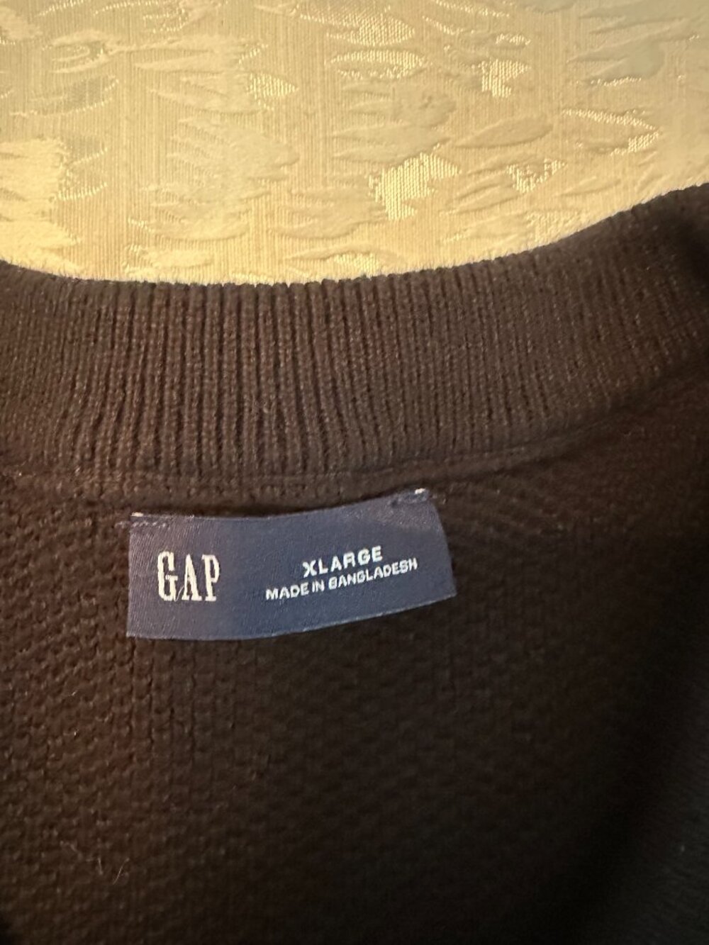 Men's Black GAP Sweater Size XLarge - Picture 3 of 4